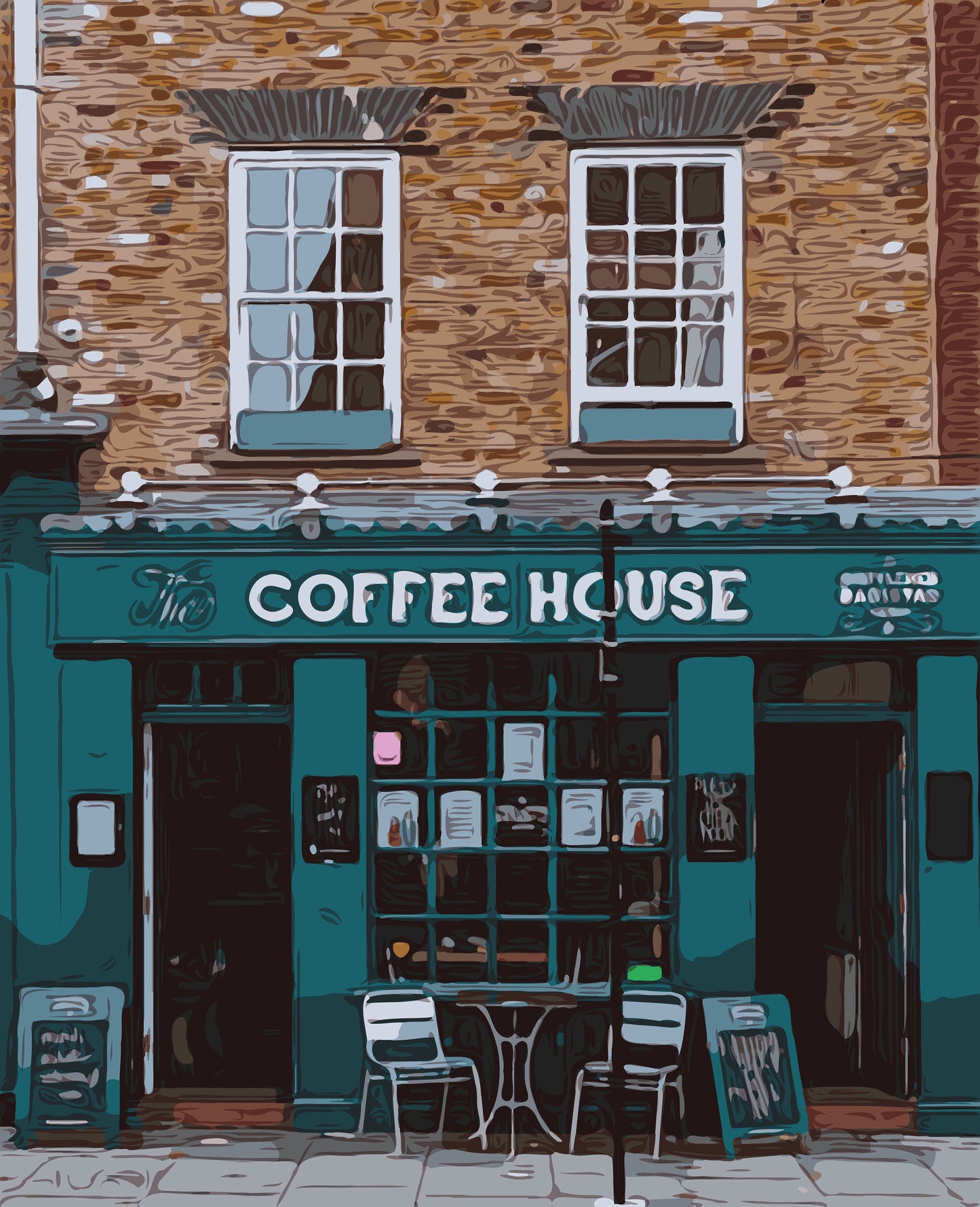 Coffee House Art Print