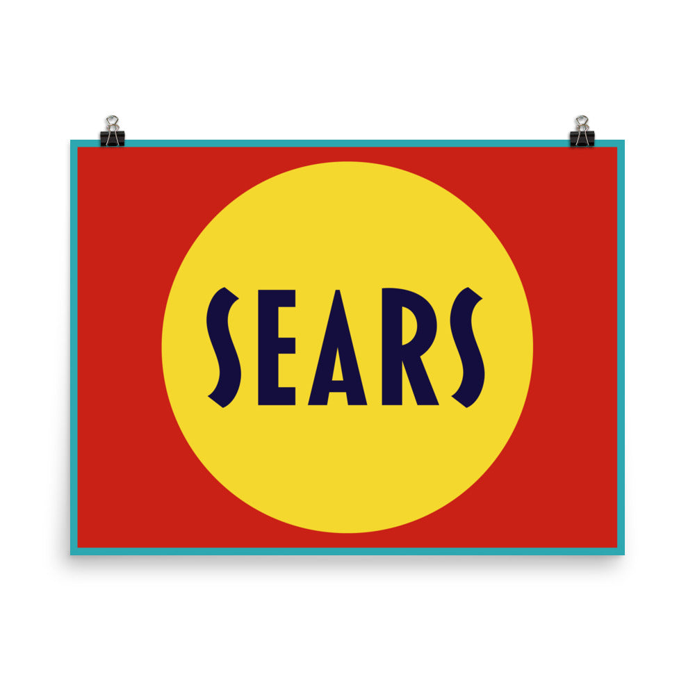 18”x24” Retro Sears Poster-Digitally Illustrated